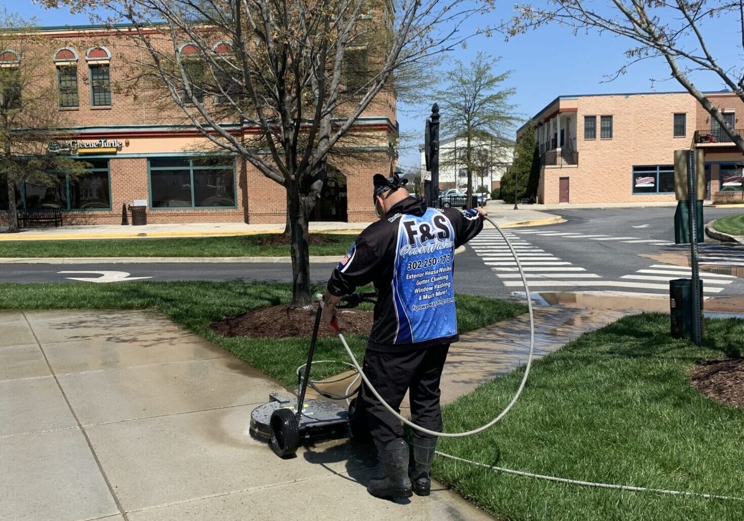 Concrete Cleaning is More Than Just High Pressure. F & S Powerwashing Provides Concrete Cleaning with Excellent Results!