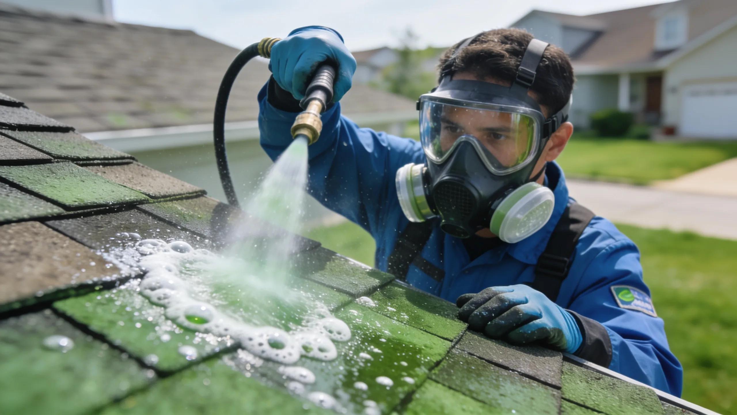 ec9e5191-a5b3-48a2-aa5b-120114cf9e29.webp - F&S Power Washing Technician Performing Soft Wash Roof Cleaning Technique with Eco-friendly Agents